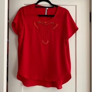 Red beading top Moonlight Large